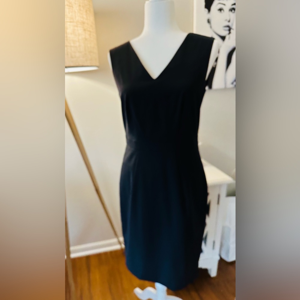 Ava & Aiden Black Knee-Length Dress Size 6